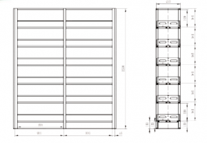 Library-shelf