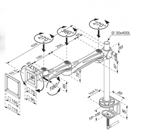 Single-monitor-Arm